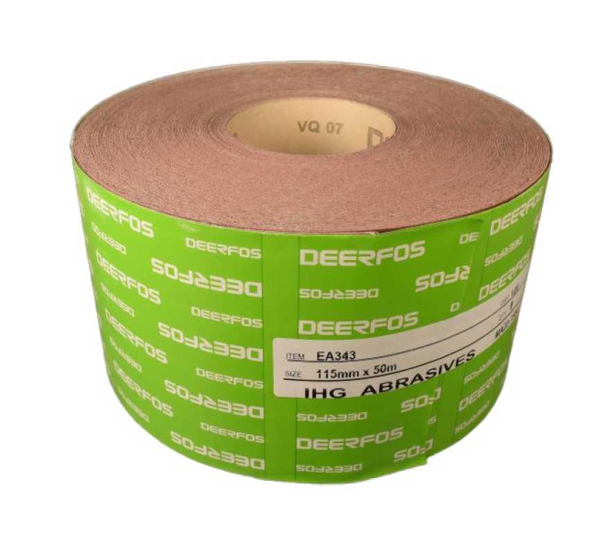 Deerfos EA343 Schleifrolle, 115mm x 50m,  P80 - P180